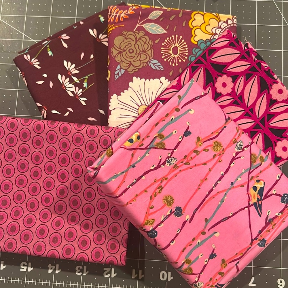 Bundle of Art Gallery Fabric half yard cuts